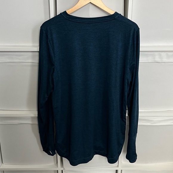 Athleta Uptempo Long Sleeve Top in Dark Vista Teal - Picture 2 of 3